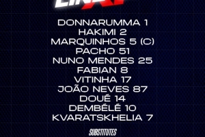 巴黎vs尼斯首发：K77、杜埃、登贝莱三叉戟出击！